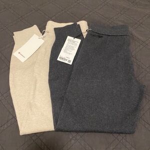 2 pairs NWT Lululemon Cotton-Cashmere Knit Mid-Rise Joggers